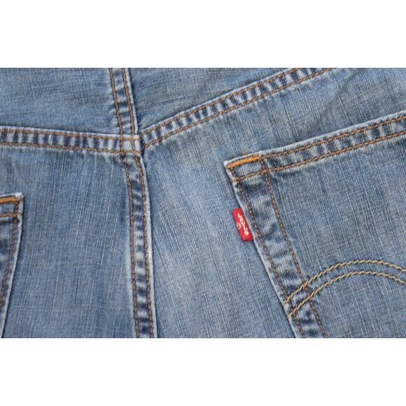 Levi's 505 Regular Fit Straight Rugged Denim Blue Jeans Mens Size 40 x 32 - Picture 8 of 8